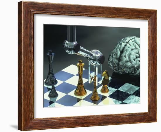 Artificial Intelligence-Laguna Design-Framed Photographic Print