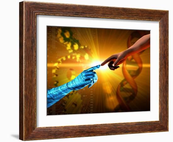 Artificial Intelligence-Victor Habbick-Framed Photographic Print