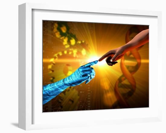 Artificial Intelligence-Victor Habbick-Framed Photographic Print