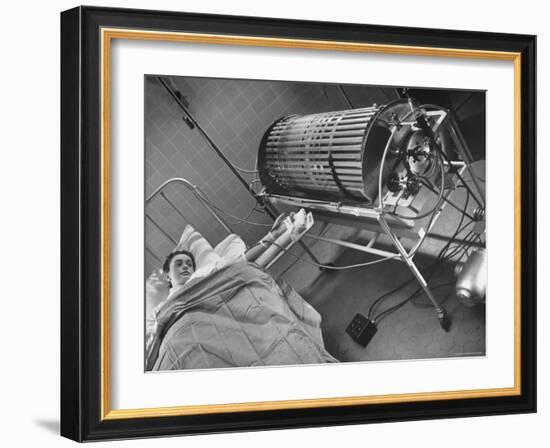 Artificial Kidney Dialysis Machine Purifying Blood Flow into patient-Fritz Goro-Framed Photographic Print