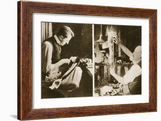 Artificial Limbs Manufactured in a German Factory-German photographer-Framed Photographic Print