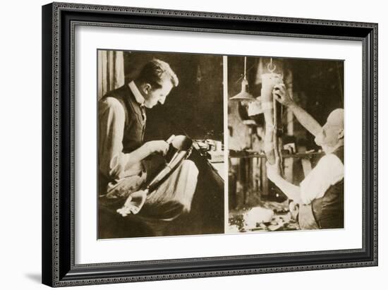 Artificial Limbs Manufactured in a German Factory-German photographer-Framed Photographic Print