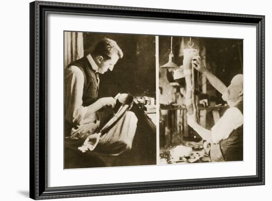 Artificial Limbs Manufactured in a German Factory-German photographer-Framed Photographic Print