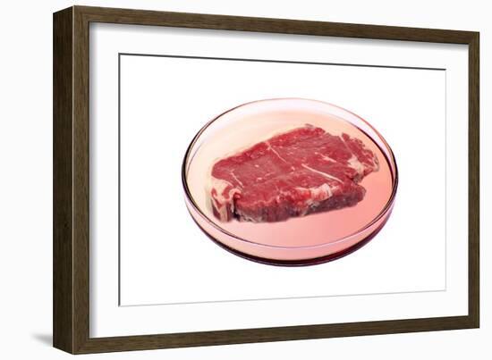 Artificial Meat, Conceptual Image-Victor De Schwanberg-Framed Photographic Print