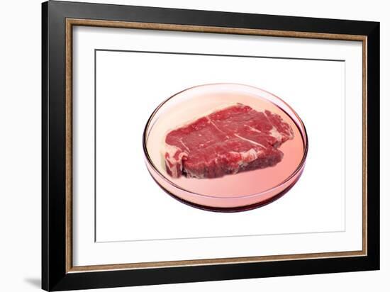 Artificial Meat, Conceptual Image-Victor De Schwanberg-Framed Photographic Print