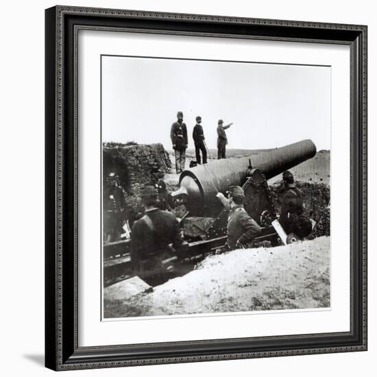 Artillery Battery of the Federal Army During the American Civil War, 1862-Mathew Brady-Framed Giclee Print