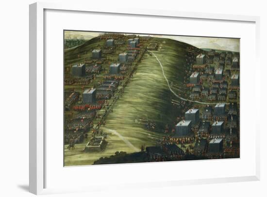 Artillery Bombardment-null-Framed Giclee Print