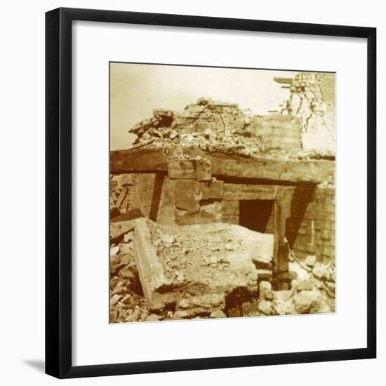 Artillery, Ramskapelle, Belgium, c1914-c1918-Unknown-Framed Photographic Print