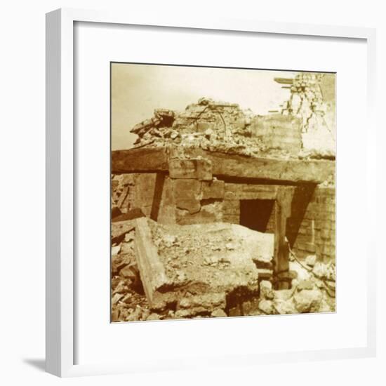 Artillery, Ramskapelle, Belgium, c1914-c1918-Unknown-Framed Photographic Print