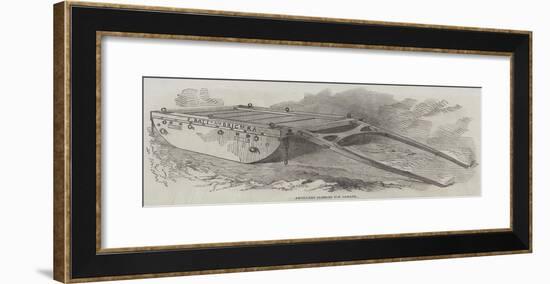 Artillery Sledges for Canada-null-Framed Giclee Print