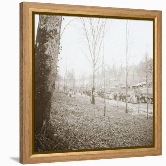 Artillery, Somme, northern France, c1914-c1918-Unknown-Framed Stretched Canvas