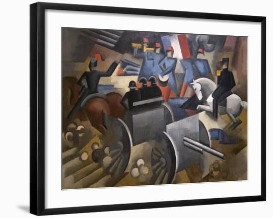 Artillery-Roger de La Fresnaye-Framed Art Print