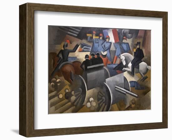 Artillery-Roger de La Fresnaye-Framed Art Print