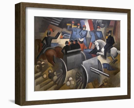 Artillery-Roger de La Fresnaye-Framed Art Print