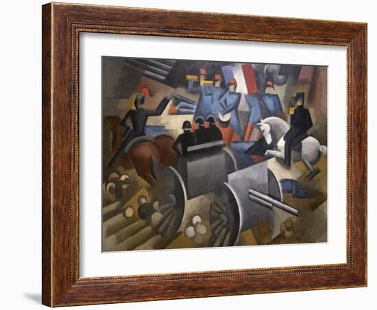 Artillery-Roger de La Fresnaye-Framed Art Print