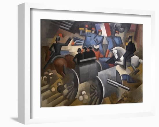 Artillery-Roger de La Fresnaye-Framed Art Print