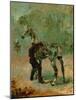Artilleryman Saddling His Horse, 1878 or 1881-Henri de Toulouse-Lautrec-Mounted Giclee Print