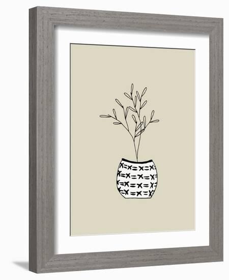 Artisan Chic Potted Branch 2-Sweet Melody Designs-Framed Art Print