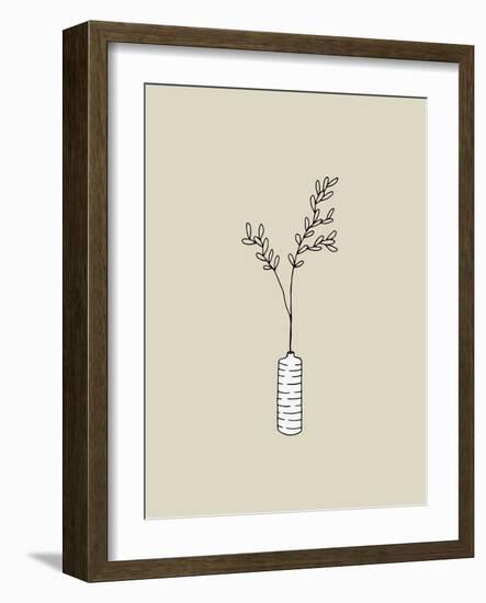 Artisan Chic Potted Branch 3-Sweet Melody Designs-Framed Art Print