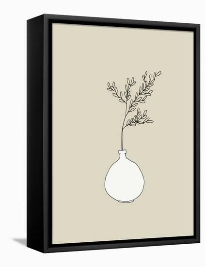 Artisan Chic Potted Branch 4-Sweet Melody Designs-Framed Stretched Canvas