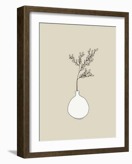 Artisan Chic Potted Branch 4-Sweet Melody Designs-Framed Art Print
