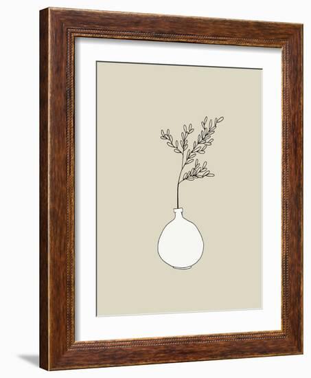 Artisan Chic Potted Branch 4-Sweet Melody Designs-Framed Art Print