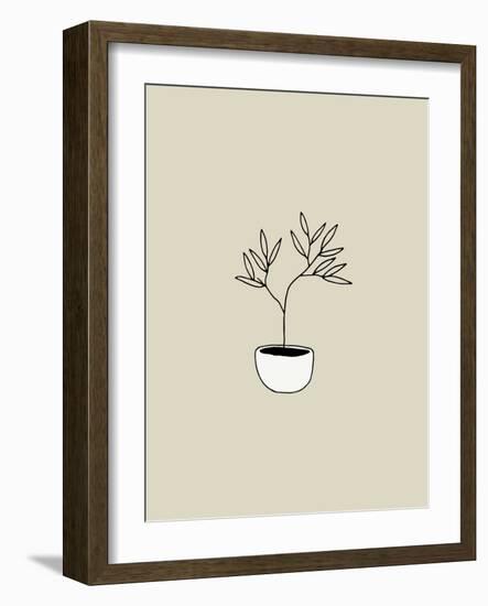 Artisan Chic Potted Branch 5-Sweet Melody Designs-Framed Art Print