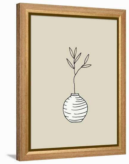 Artisan Chic Potted Branch 7-Sweet Melody Designs-Framed Stretched Canvas