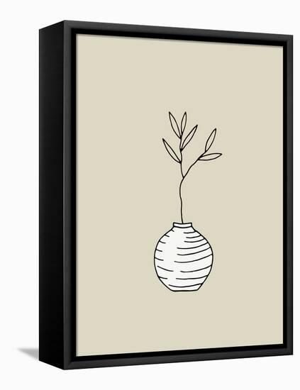 Artisan Chic Potted Branch 7-Sweet Melody Designs-Framed Stretched Canvas