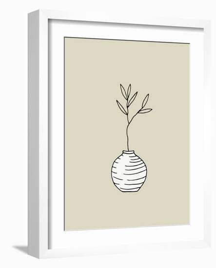 Artisan Chic Potted Branch 7-Sweet Melody Designs-Framed Art Print