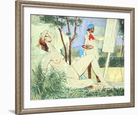 Artist and Model-Jim Jonson-Framed Limited Edition