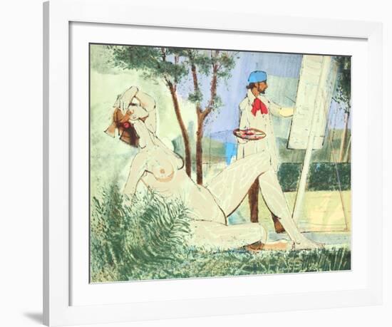 Artist and Model-Jim Jonson-Framed Limited Edition