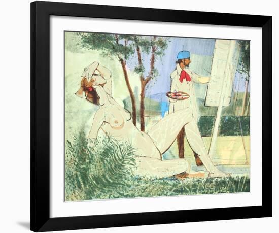 Artist and Model-Jim Jonson-Framed Limited Edition