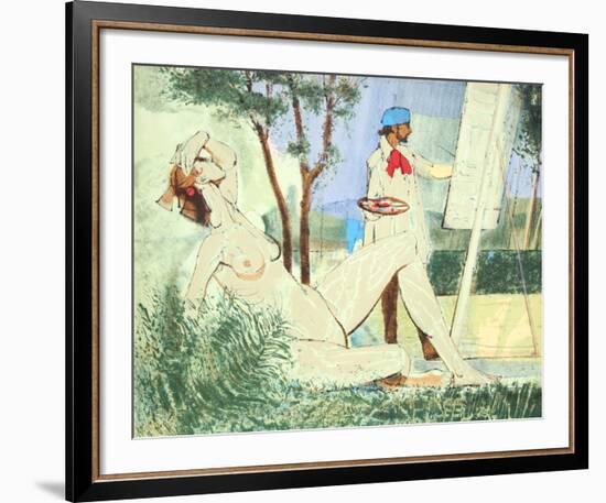 Artist and Model-Jim Jonson-Framed Limited Edition