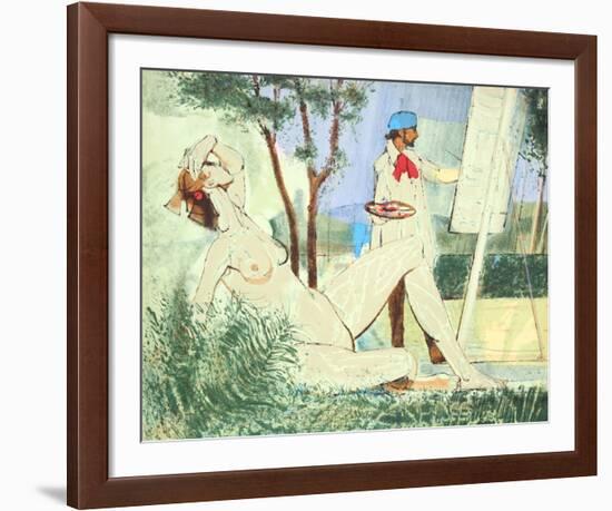 Artist and Model-Jim Jonson-Framed Limited Edition