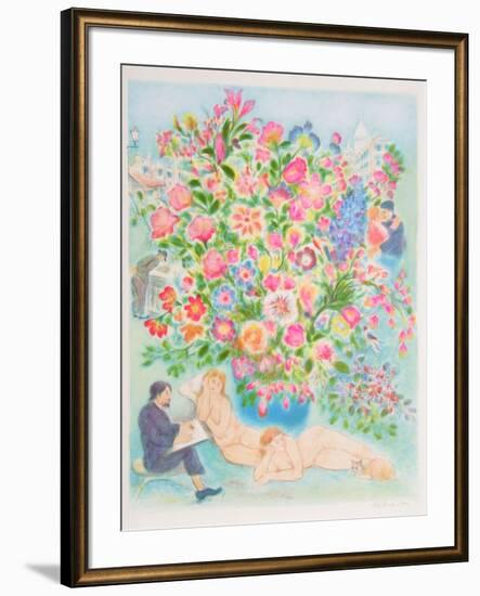 Artist and Model-Ira Moskowitz-Framed Limited Edition