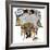 "Artist at Work", September 16,1961-Norman Rockwell-Framed Giclee Print