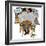 "Artist at Work", September 16,1961-Norman Rockwell-Framed Giclee Print