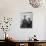 Artist Bernard Buffet Standing Next to a Self Portrait of Himself-Dmitri Kessel-Premium Photographic Print displayed on a wall