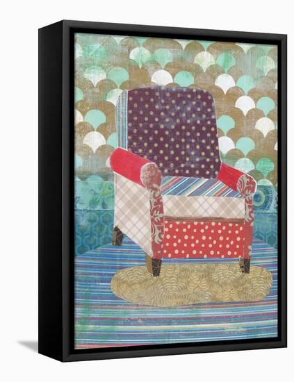 Artist Chair-Jenny McGee-Framed Stretched Canvas