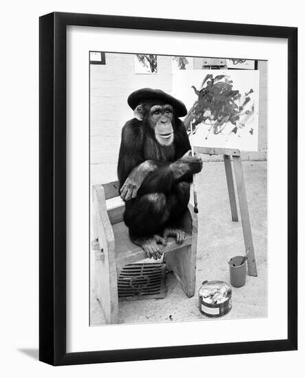 Artist Chimp 1955-Williams-Framed Photographic Print