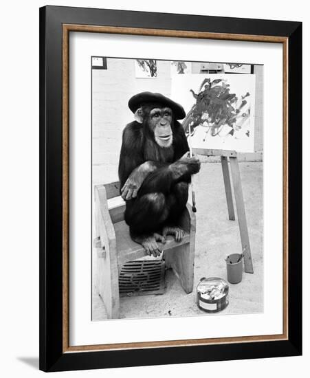 Artist Chimp 1955-Williams-Framed Photographic Print