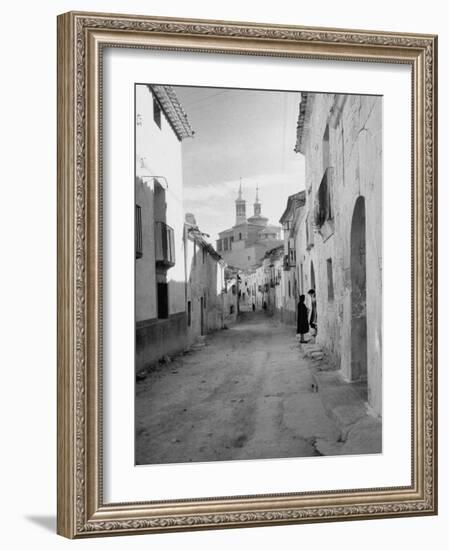 Artist Francisco Goya Home When He Was Growing Up in Fuendetodos-Dmitri Kessel-Framed Photographic Print