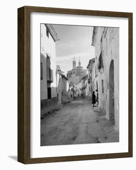 Artist Francisco Goya Home When He Was Growing Up in Fuendetodos-Dmitri Kessel-Framed Photographic Print