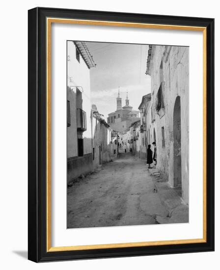 Artist Francisco Goya Home When He Was Growing Up in Fuendetodos-Dmitri Kessel-Framed Photographic Print