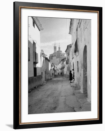 Artist Francisco Goya Home When He Was Growing Up in Fuendetodos-Dmitri Kessel-Framed Photographic Print