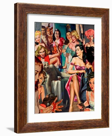 Artist in Hallway-Barry Kite-Framed Art Print