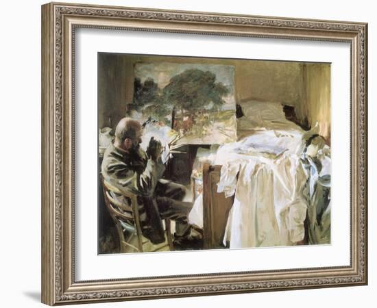 Artist in His Studio, 1903-John Singer Sargent-Framed Giclee Print