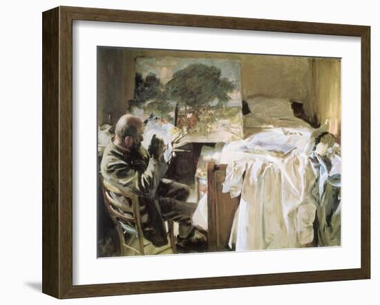 Artist in His Studio, 1903-John Singer Sargent-Framed Giclee Print