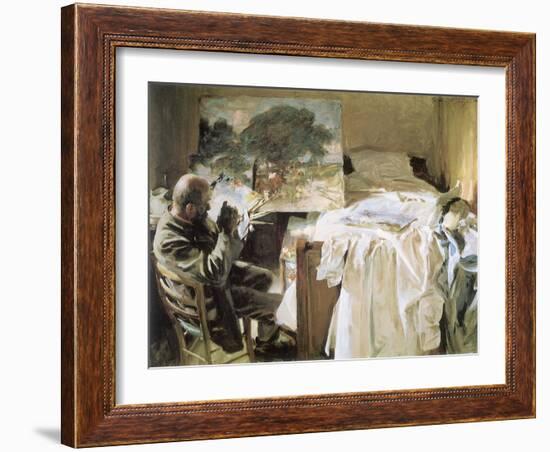 Artist in His Studio, 1903-John Singer Sargent-Framed Giclee Print